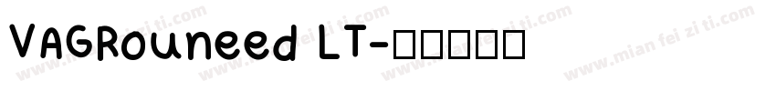 VAGRouneed LT字体转换